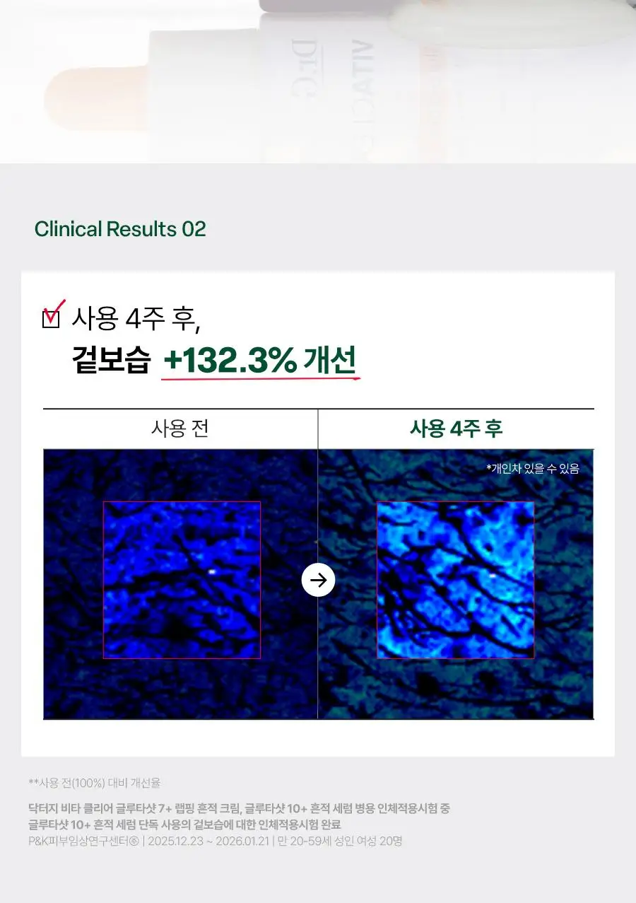 [NEW/흔적토닝] 닥터지 비타 클리어 글루타샷 10+ 흔적 세럼 30ml 상세페이지 18